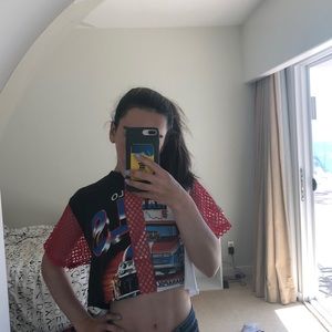 LF Vintage mesh top